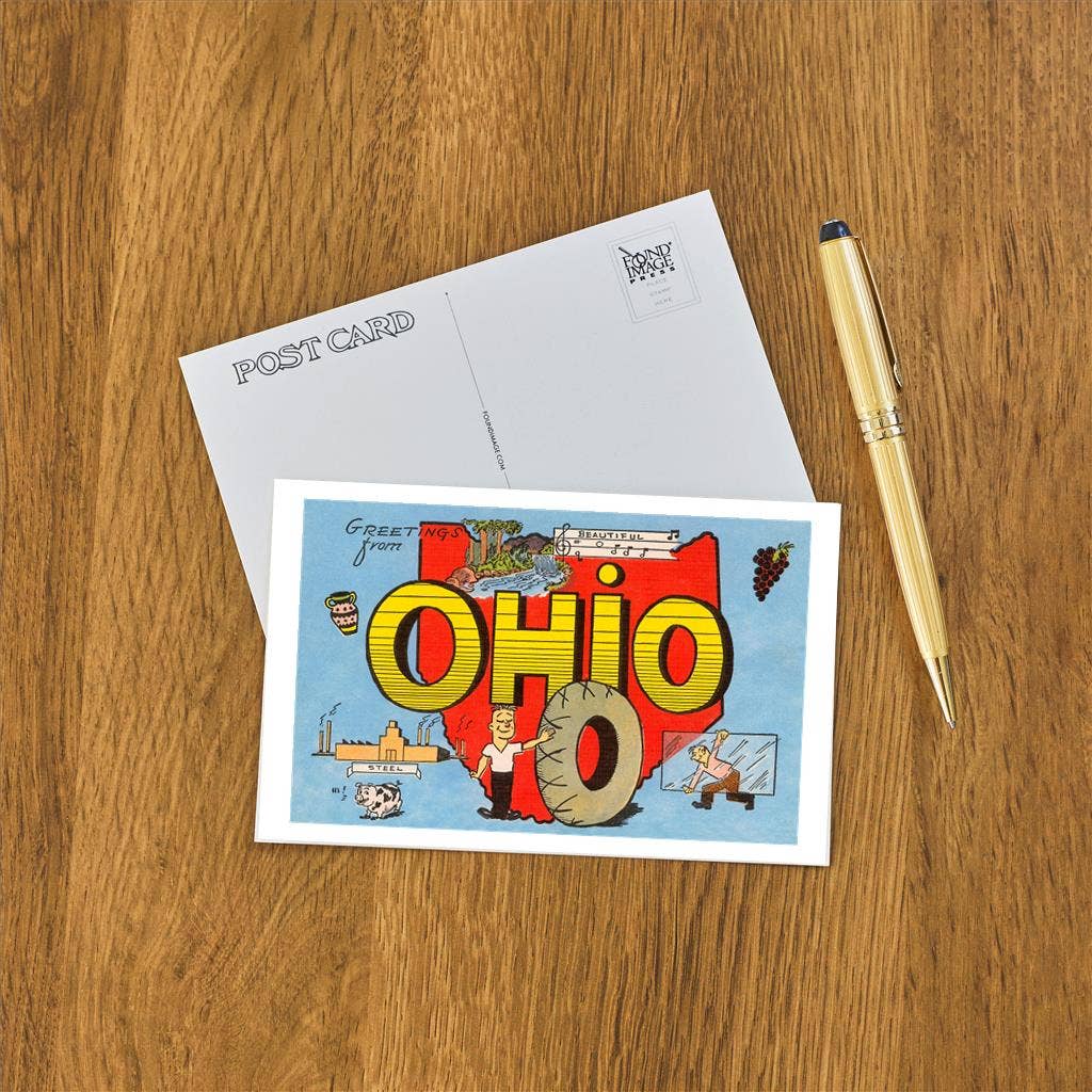 Postcard OH-311 Greetings from Ohio