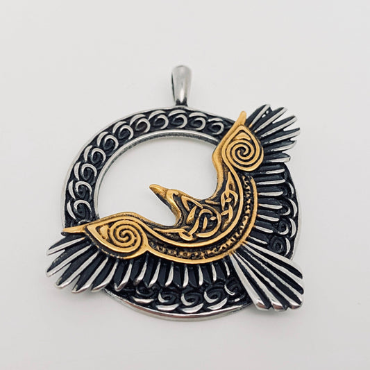 Viking Celtic Knot
Crow Stainless Steel Pendant