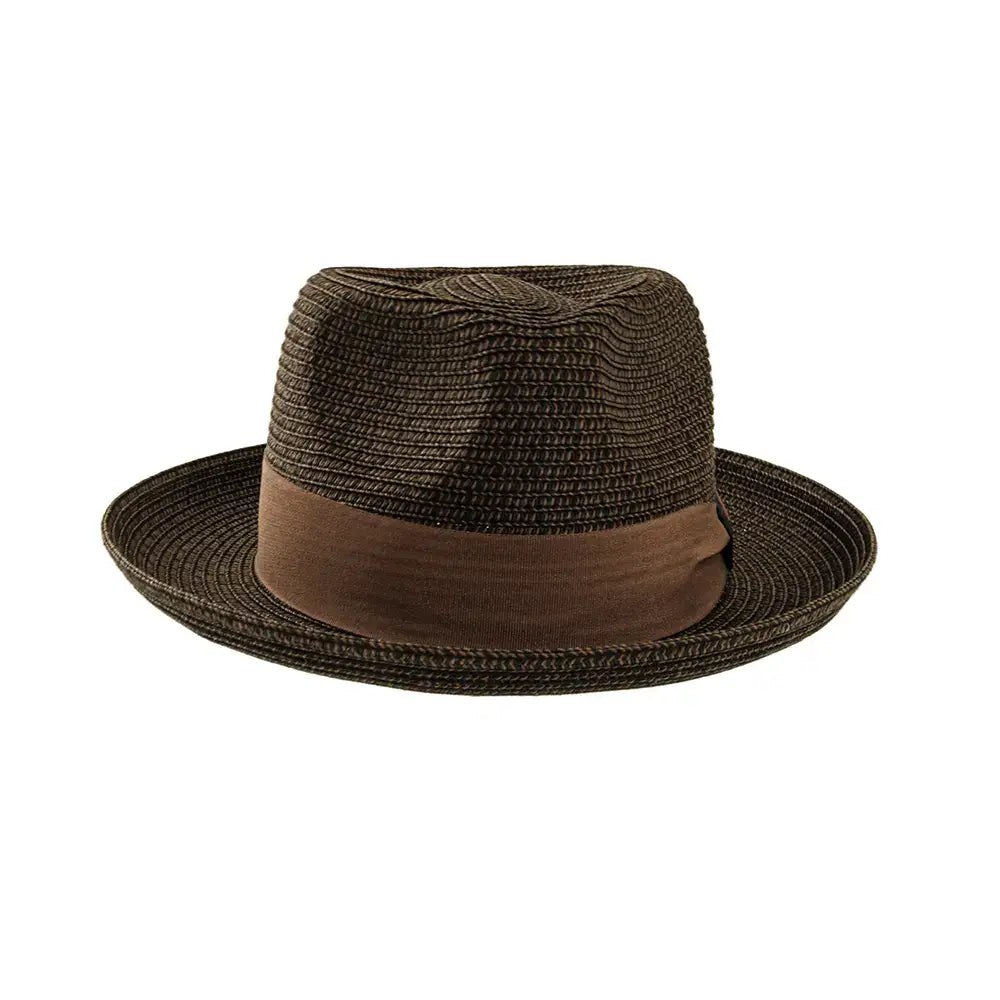 Soft Straw Fedora Hat - Style Coronado