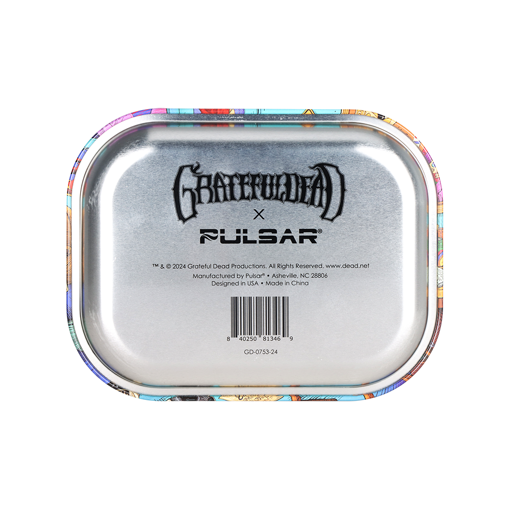 Mini SYF Swirls Grateful Dead Metal Tray w/ Magnetic Lid