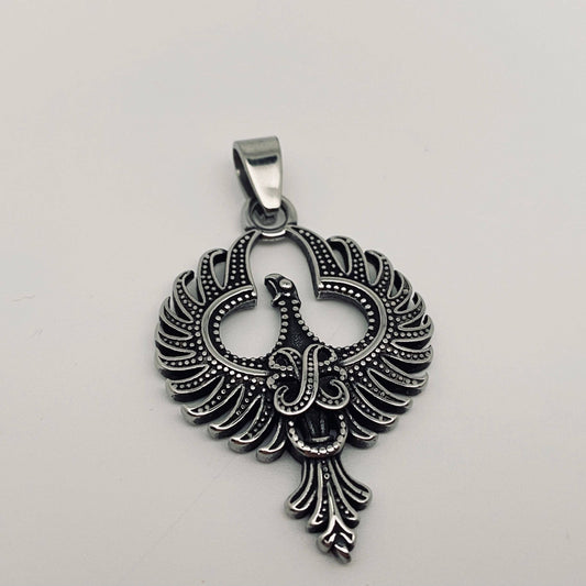Stainless Steel Phoenix Craft Charm