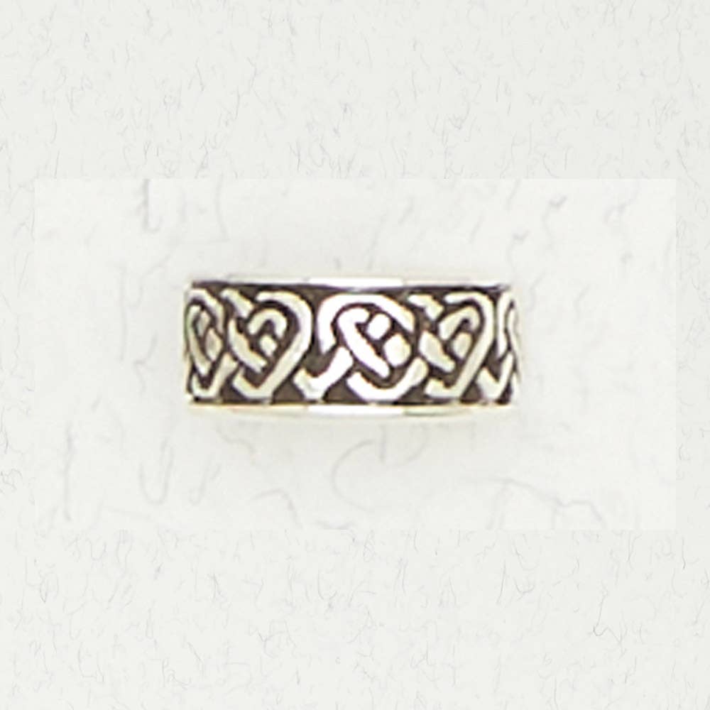 Sterling Silver Ear Cuffs - Celtic Heart
