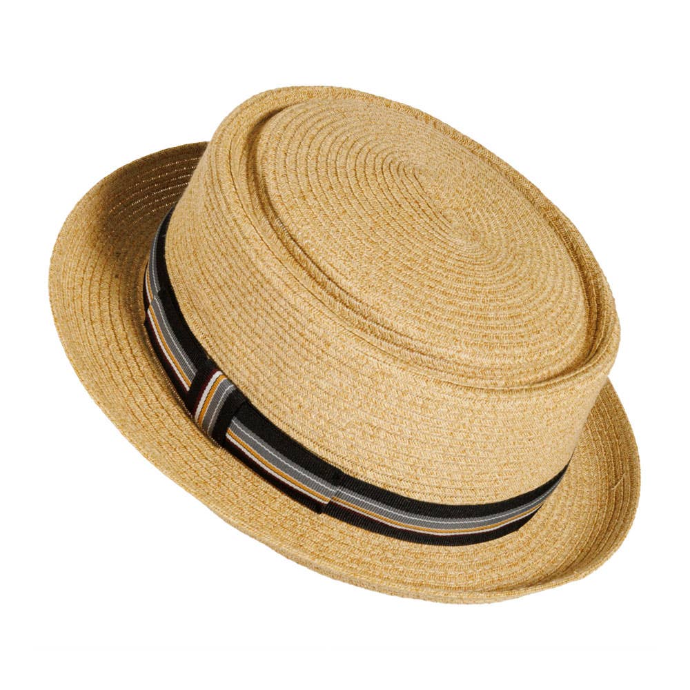 Fedora Straw Pork Pie Hat - Style Detroit