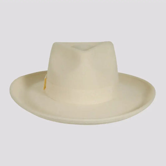 Crushable Wool Felt Teardrop Fedora Hat - Style Oakley