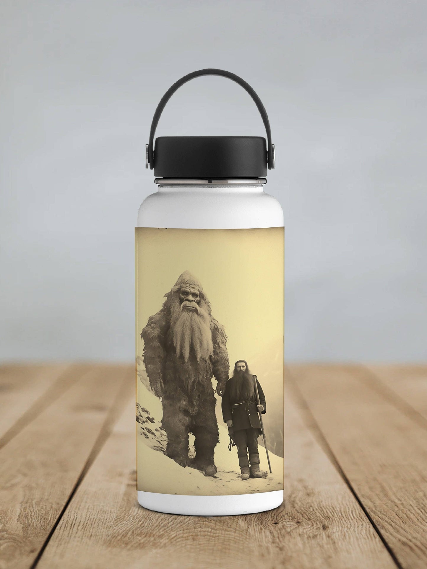 Vintage Bigfoot Sticker- Rectangle