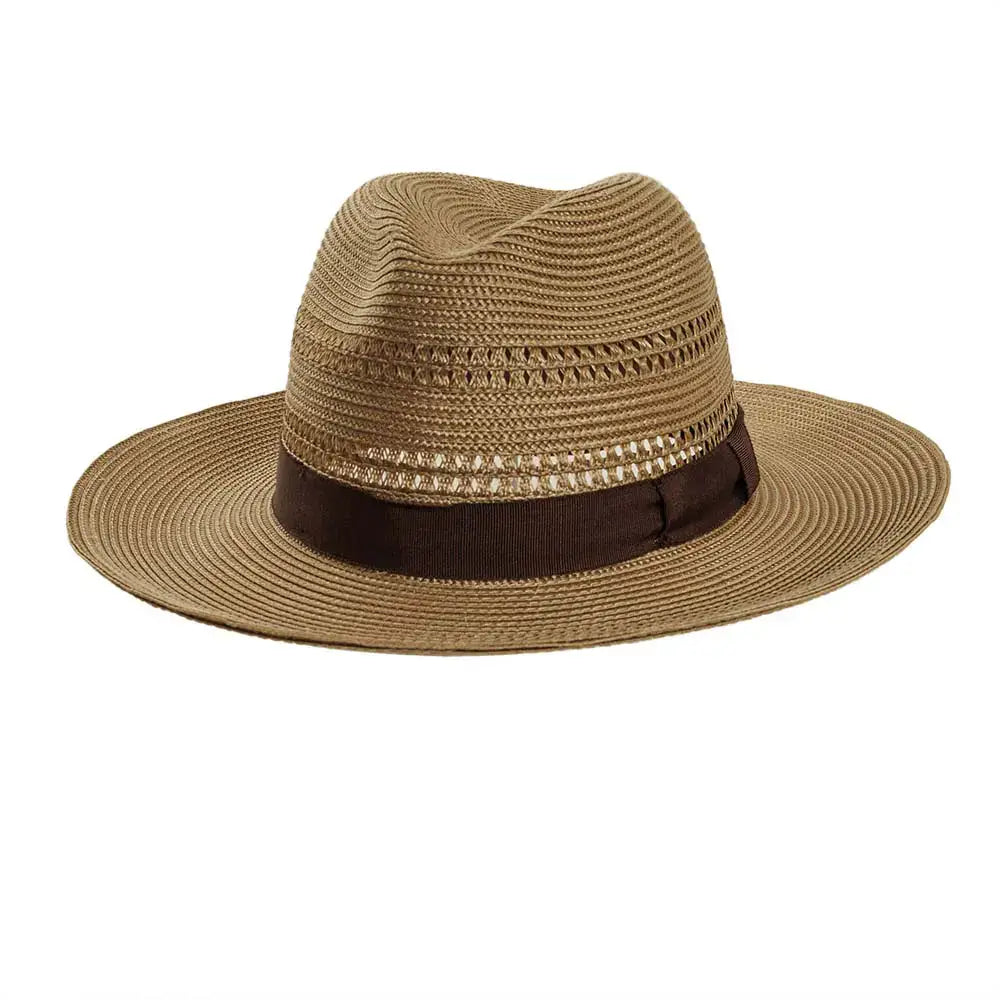 Polybraid Straw Sun Hat - Style Lisbon