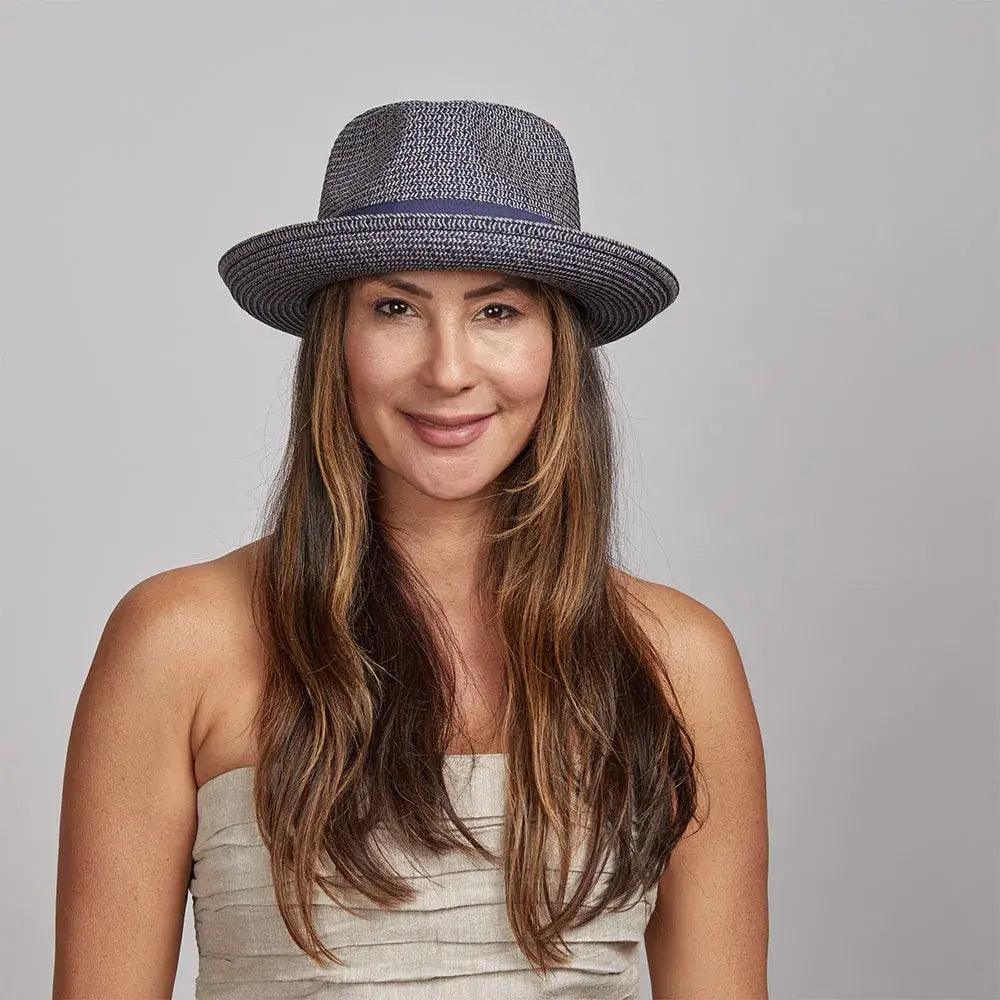 Soft Straw Fedora Hat - Style Coronado