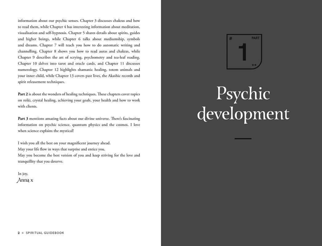 Spiritual Guidebook by Anna Comerford