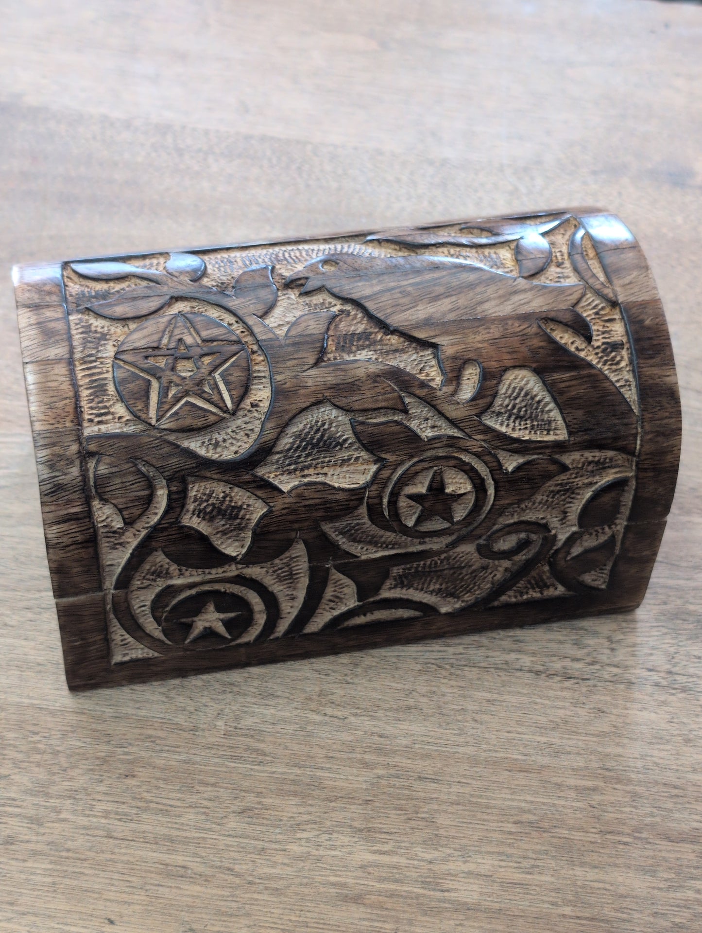 Carved Wood Box