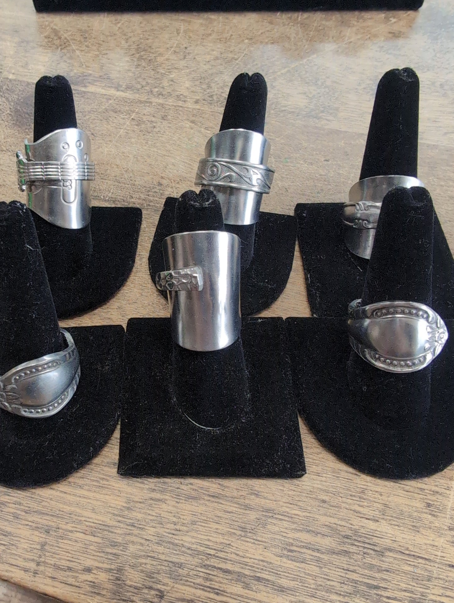 Stainless Steel Spoon Rings by Rayner Shine