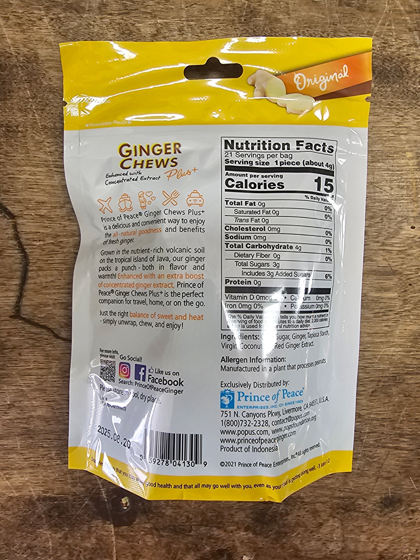Prince of Peace Ginger Chews