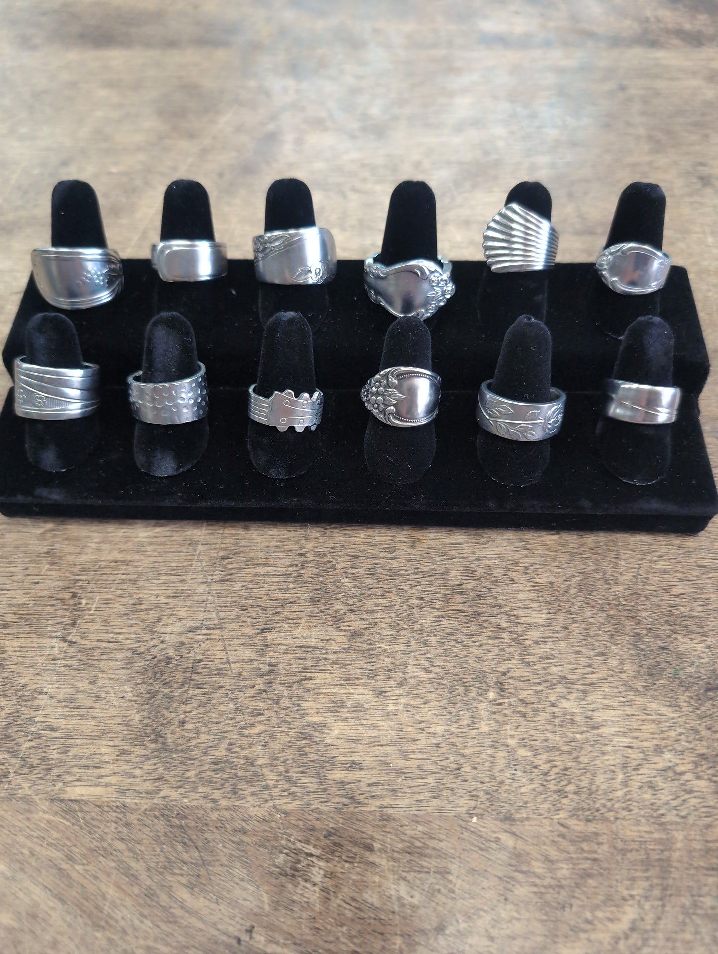 Stainless Steel Spoon Rings by Rayner Shine