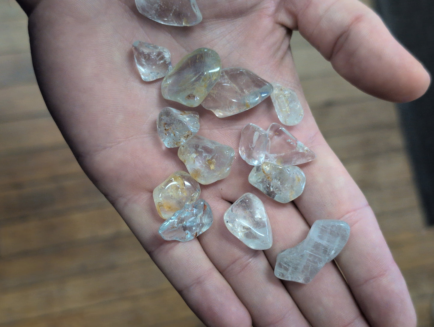Blue Topaz Tumbled Stones