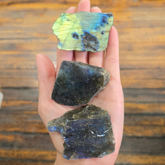 Labradorite Face Polished Stones