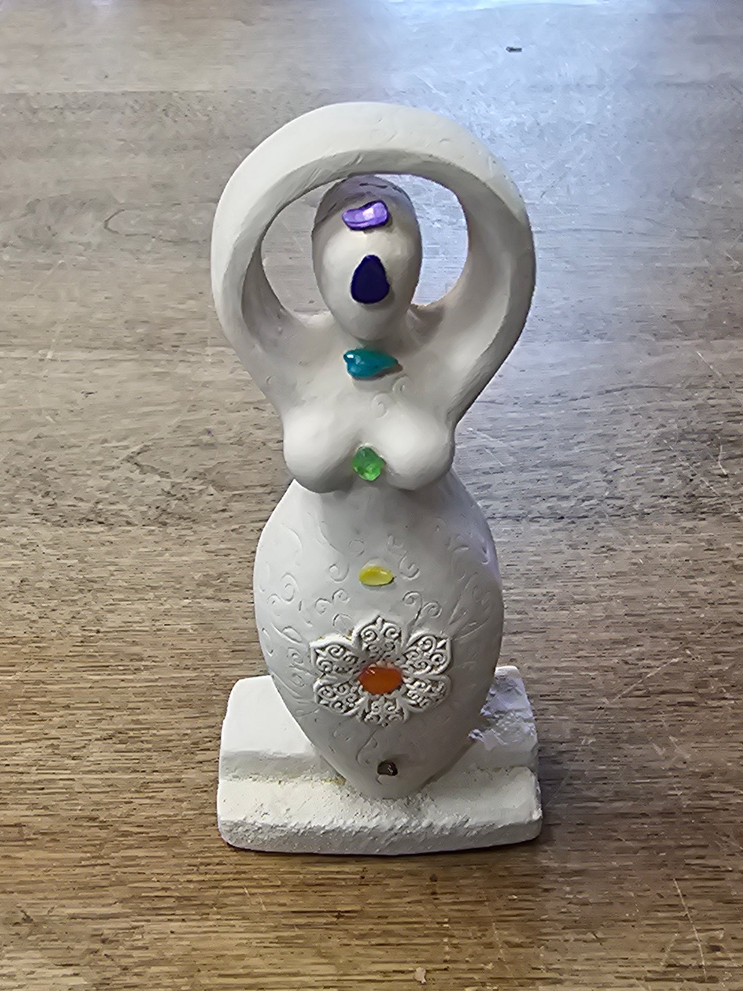 Gypsum Cement Goddess Figurine