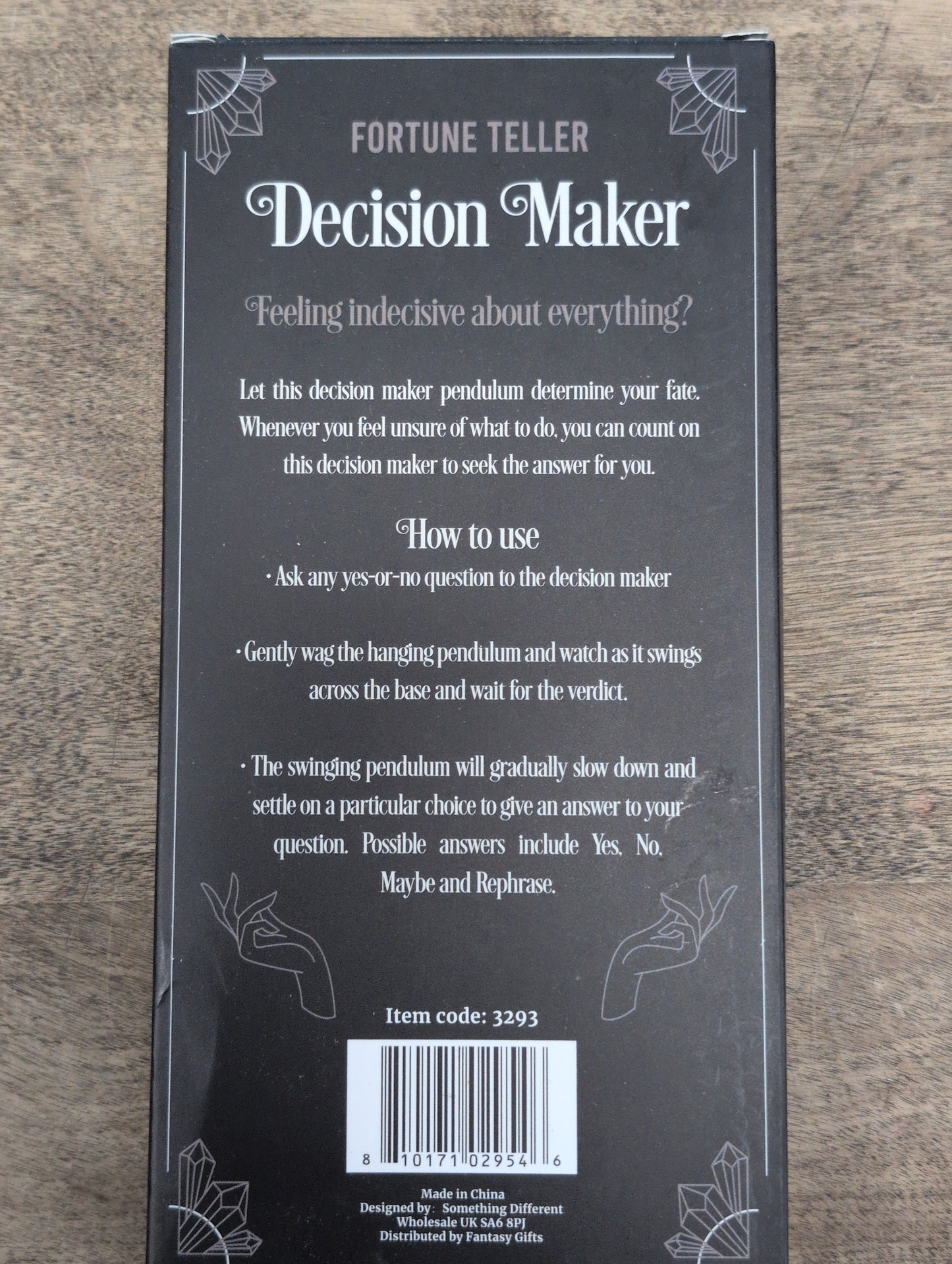 Fortune Teller Pendulum Decision Maker
