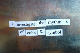 The Artist Magnetic Poetry Kit