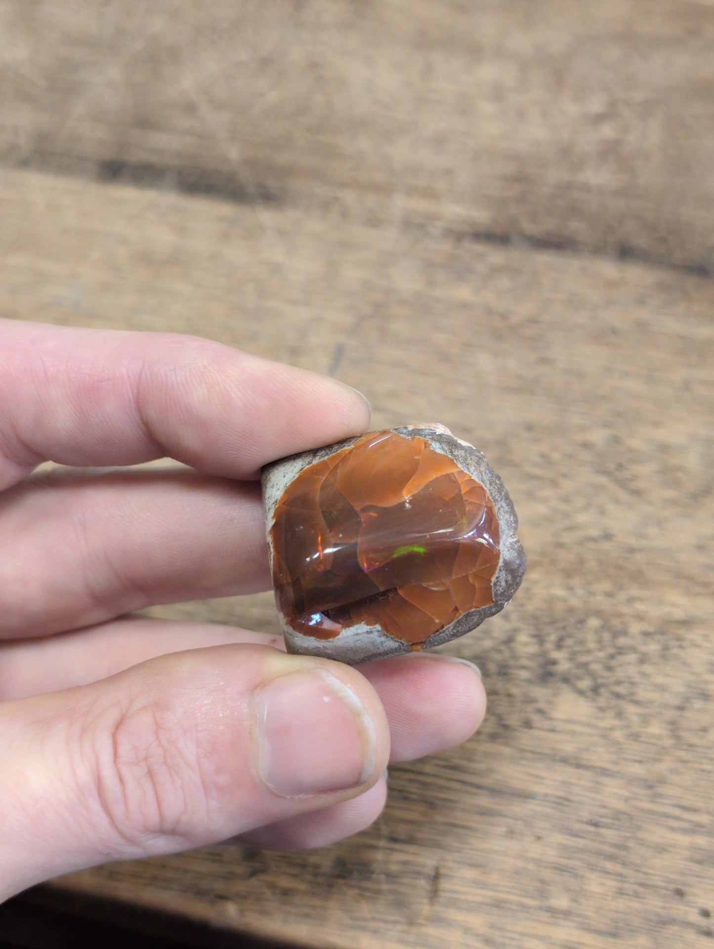 Chocolate Opal Ethiopian Mezezo Shewa Nodule