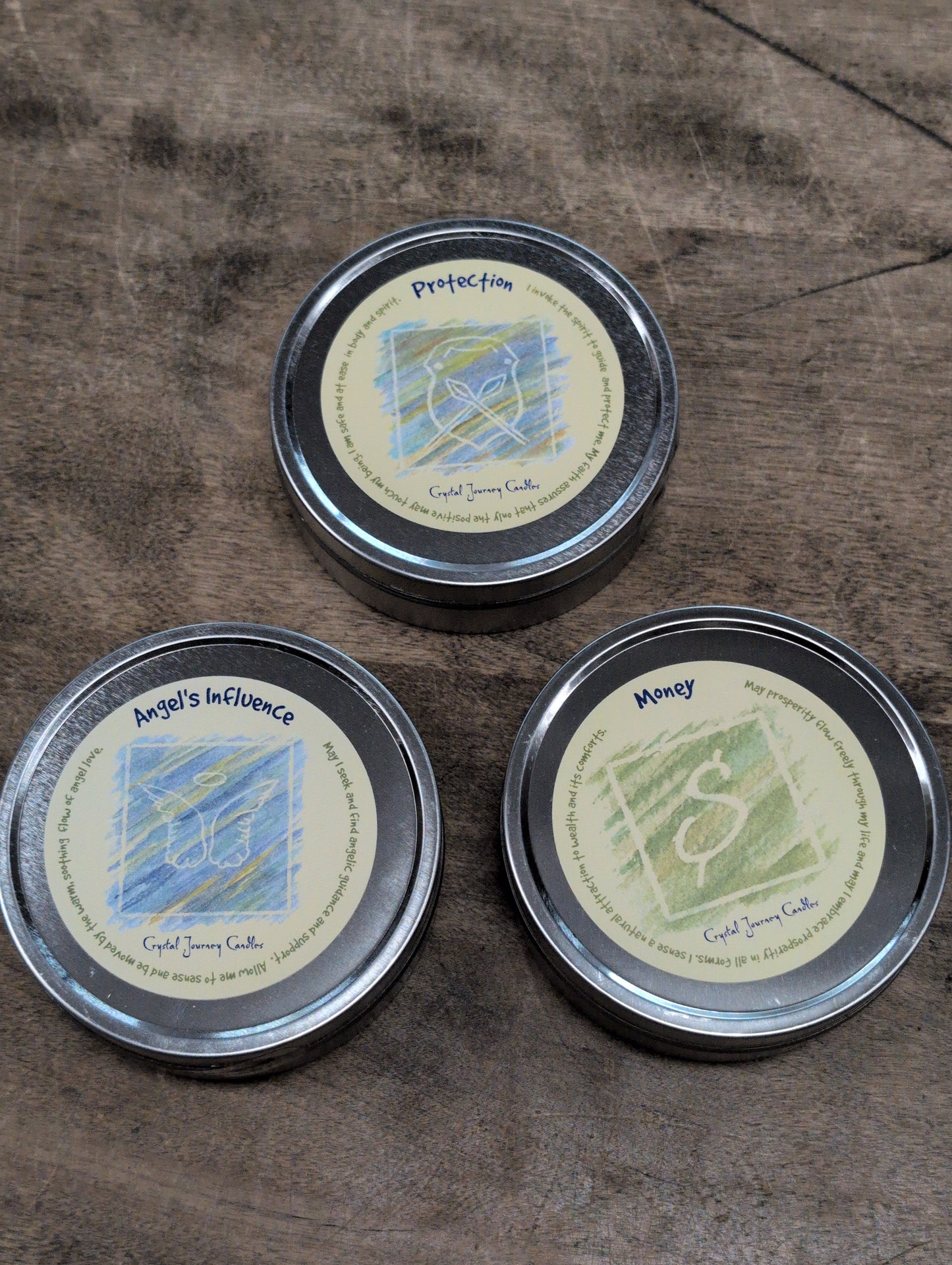 Travel Candles in a Tin