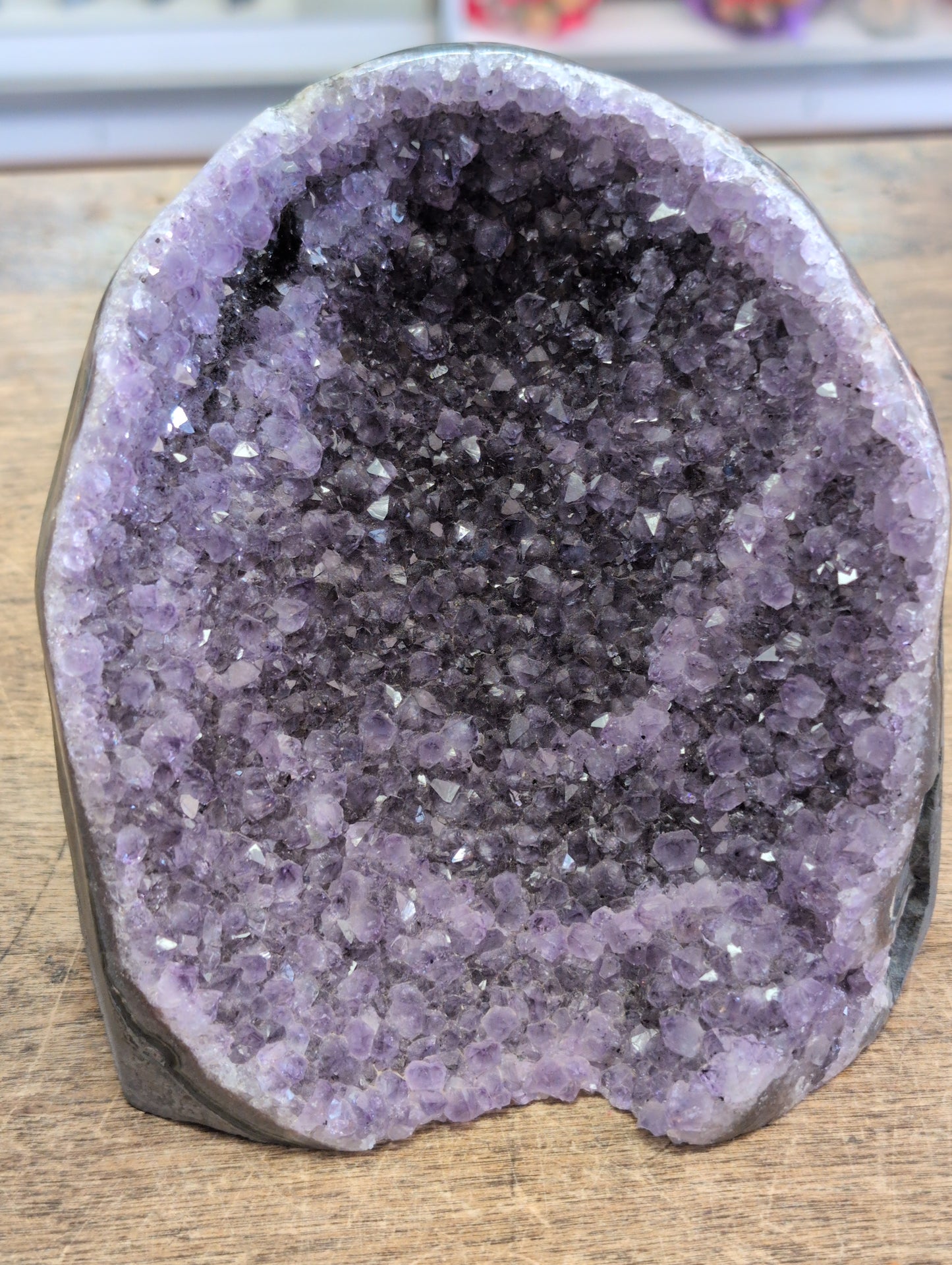 Amethyst Druze with flat base