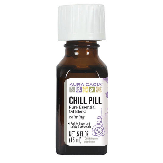 Aura Cacia Chill Pill Calming Essential Oil 0.5 fl. oz