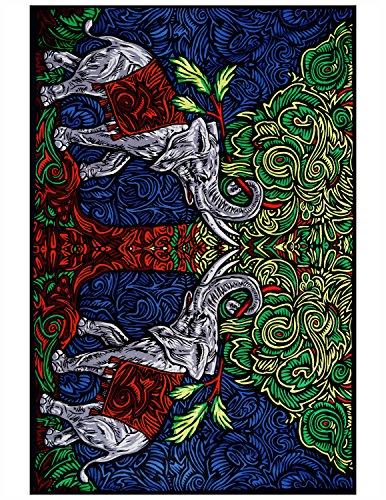Sunshine Joy Elephant 3D Tapestry