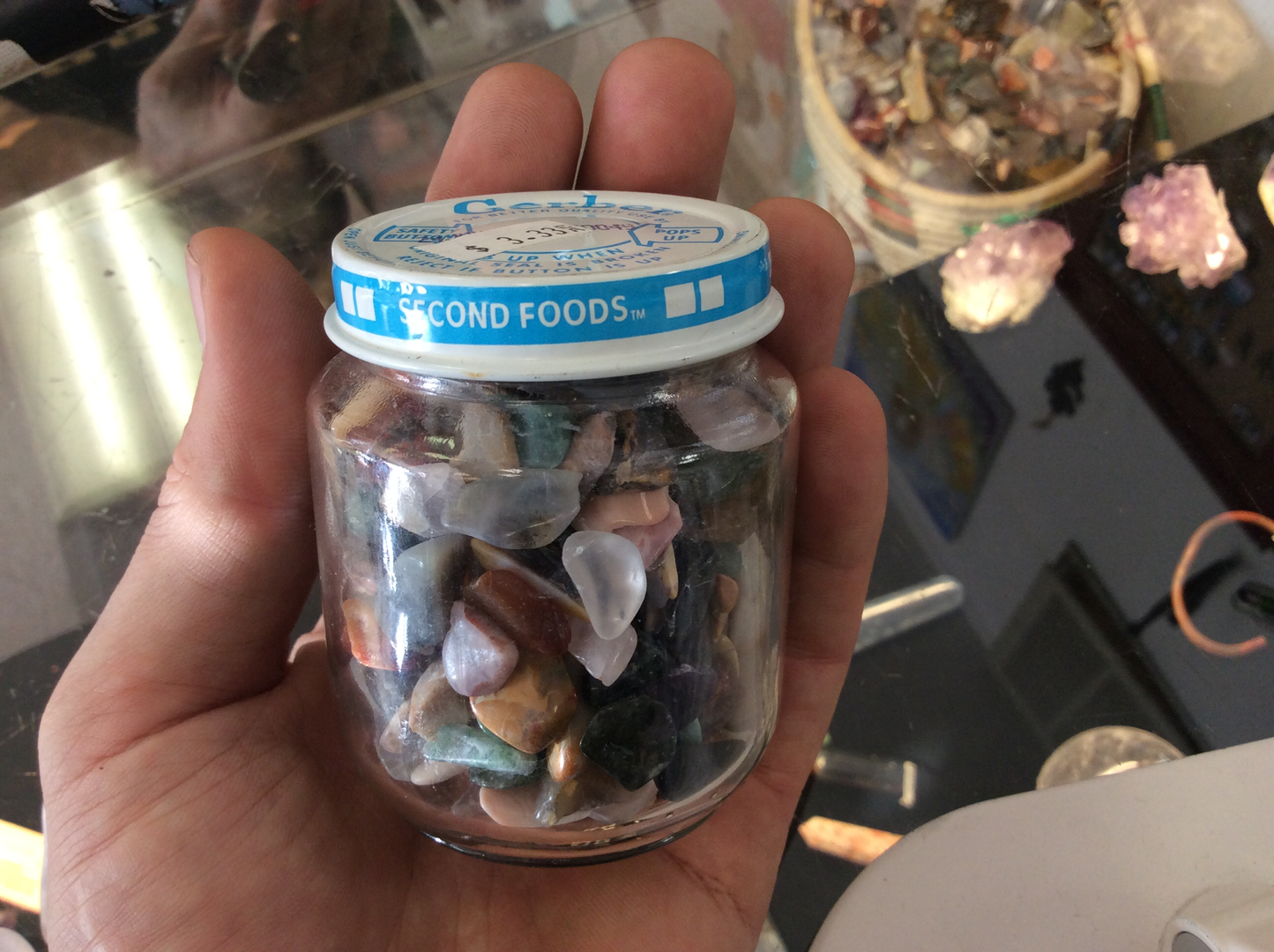Jar of Stone Chips
