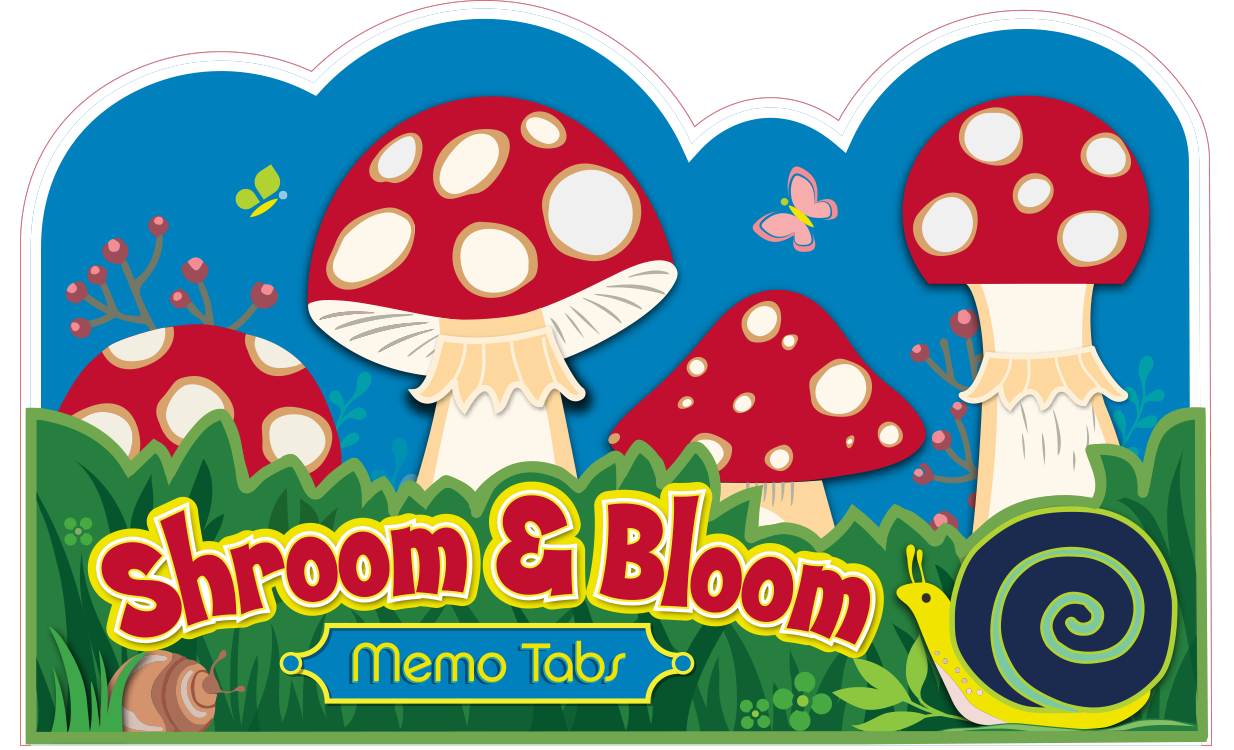 Shroom & Bloom Memo Tabs