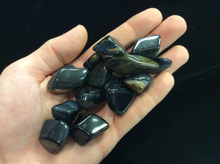 Load image into Gallery viewer, Blue Tigers Eye Tumbled