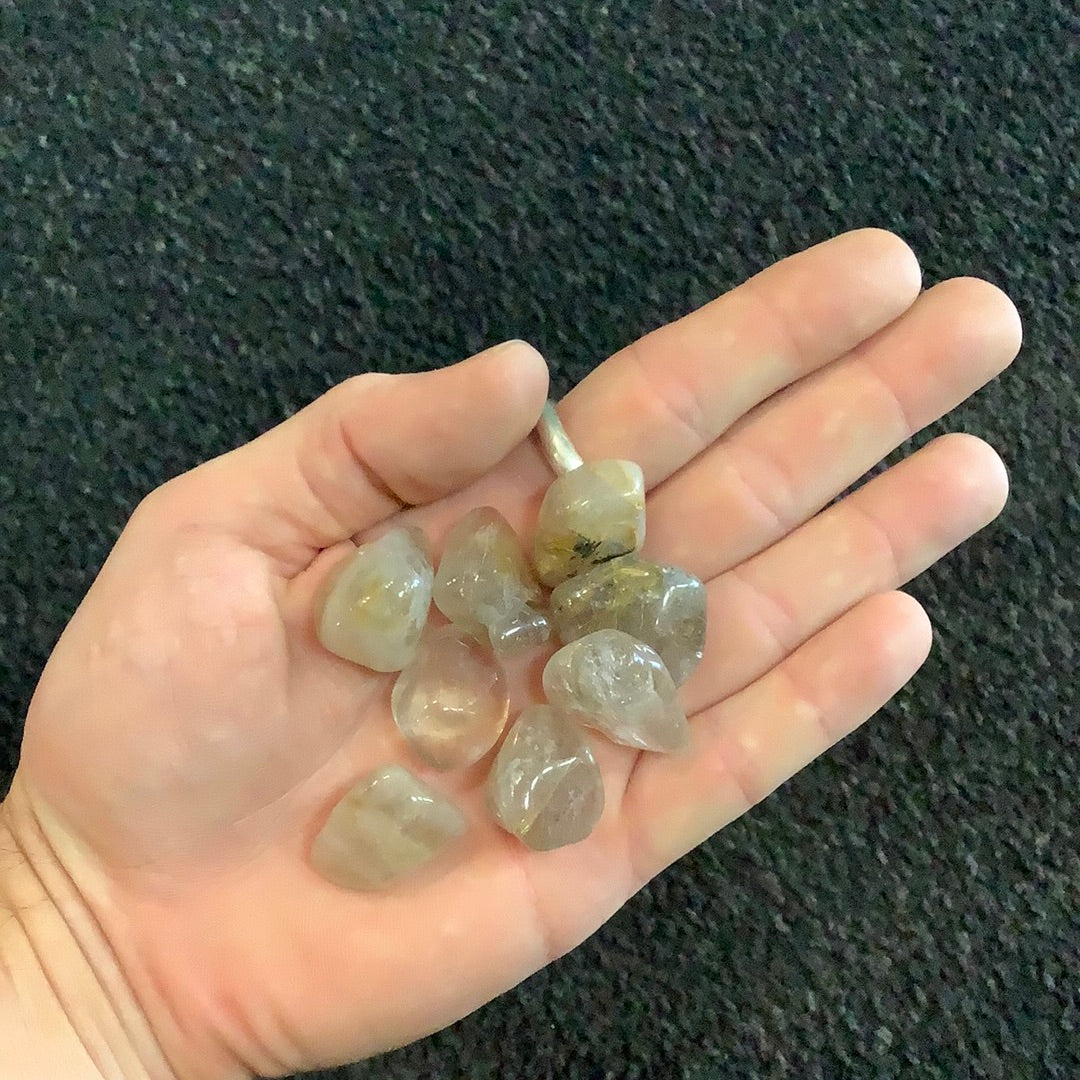 Rutilated Quartz Tumbled