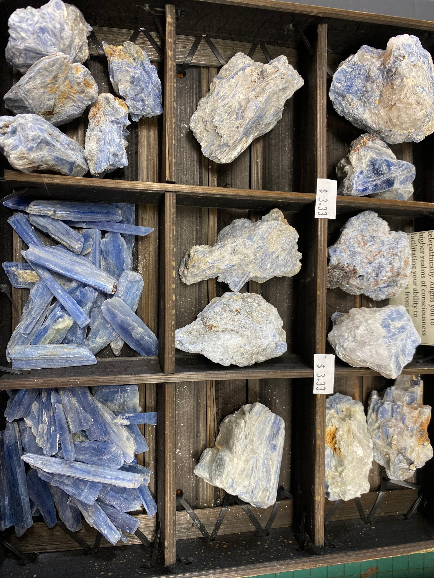 Blue Kyanite rough