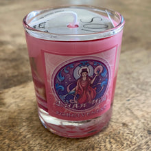Load image into Gallery viewer, Soy Mandala Votive Candle by Crystal Journey