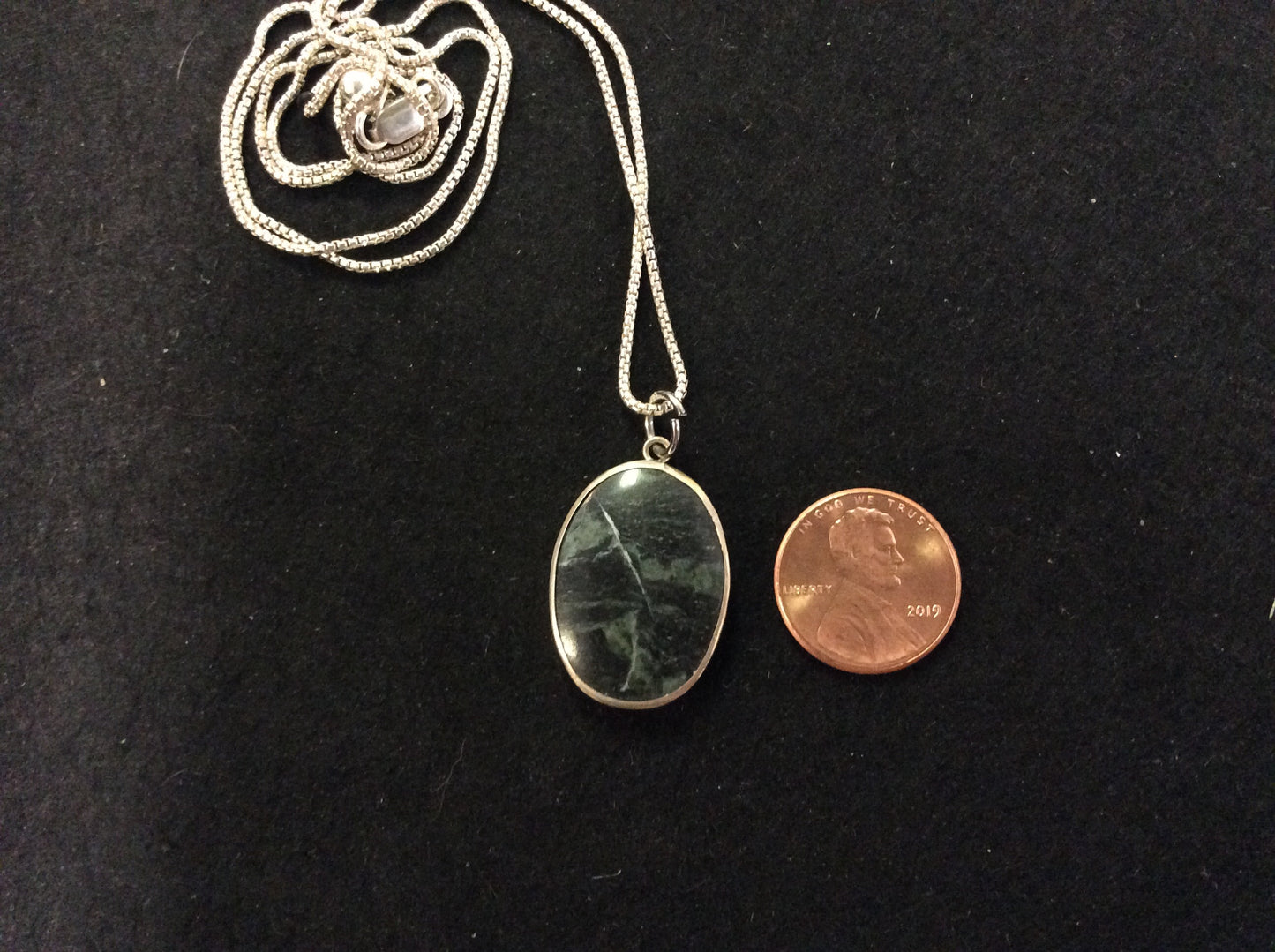 .925 Silver Jade Pendant