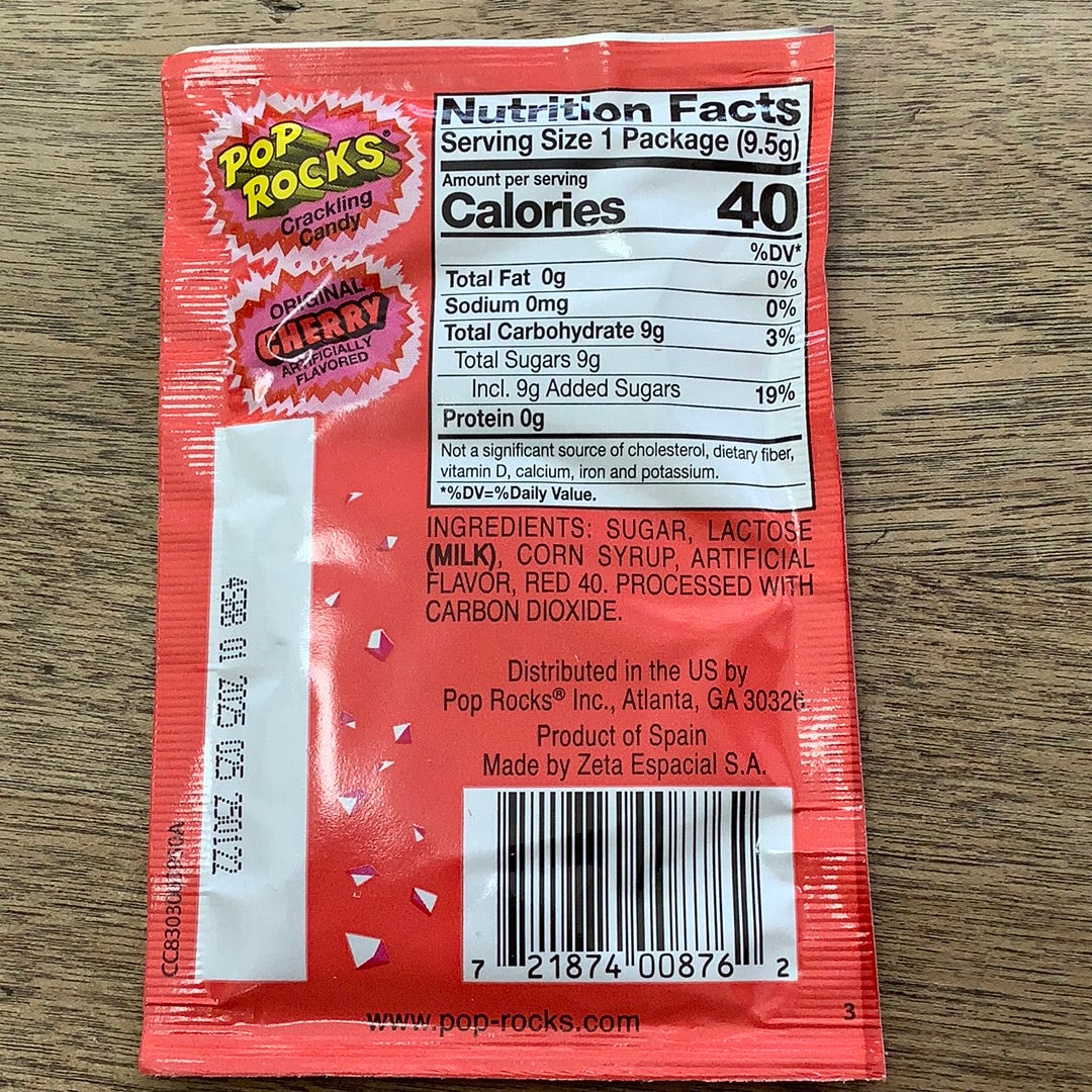 Pop Rocks Original Cherry