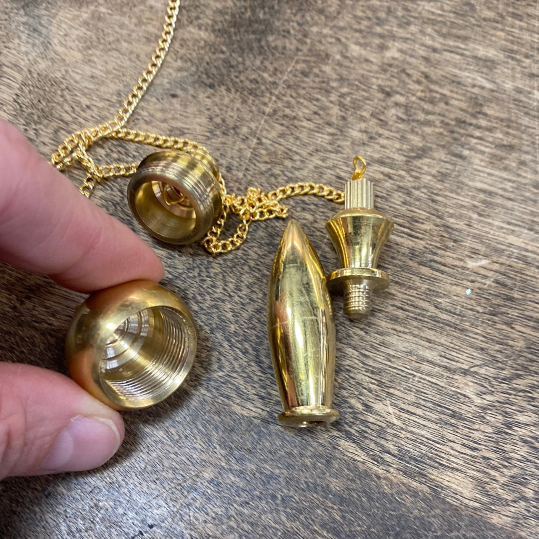 Pendulum Brass with compartment