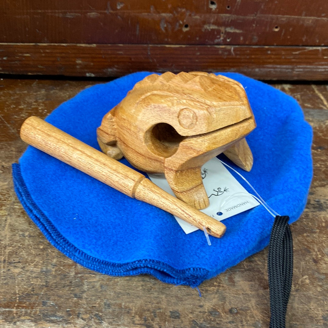 Wooden Frog Rasp Music Scraper
