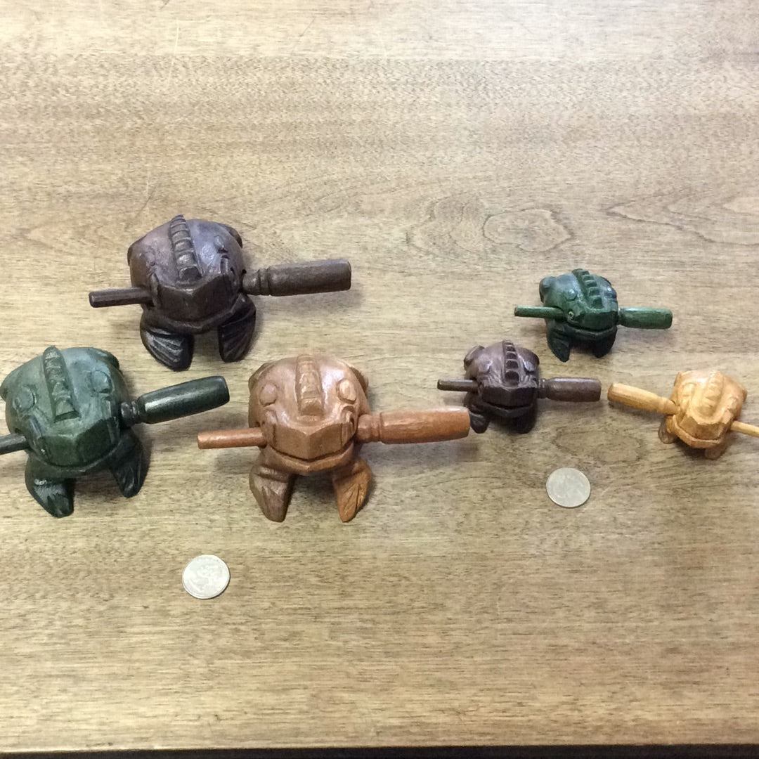 Wooden Frog Rasp Music Scraper