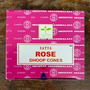Satya Incense Dhoop Cones 12 cones per box