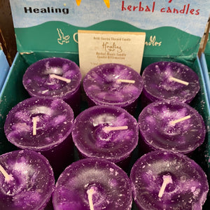 Reiki Charged Votive Candle Crystal Journey (no glass)