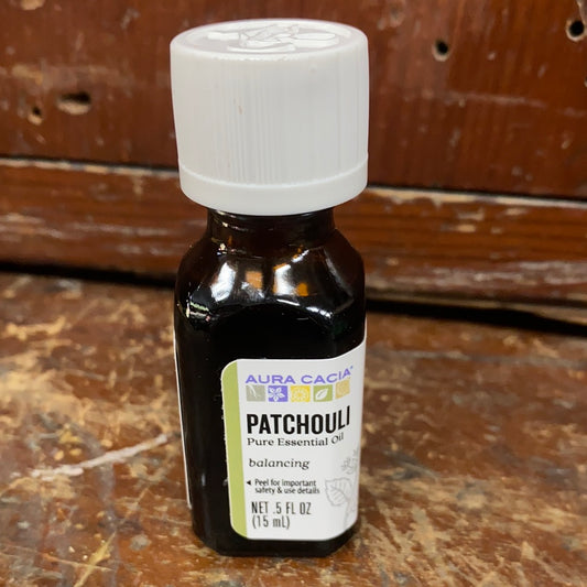 Aura Cacia Patchouli Essential Oil 0.5 fl. oz.