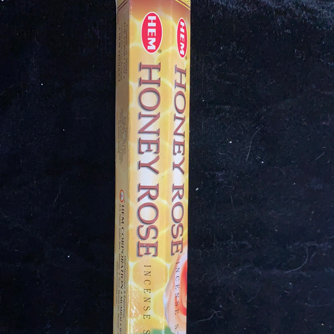 Honey Rose HEM Incense 20 Sticks