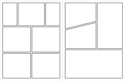 Blank Comic Book (Stencil included)