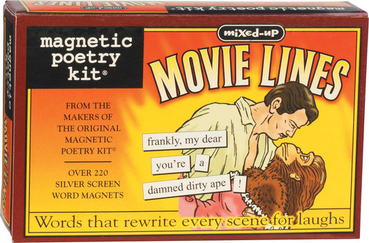 Mixed-Up Movie Lines Magnetic Poetry Kit
