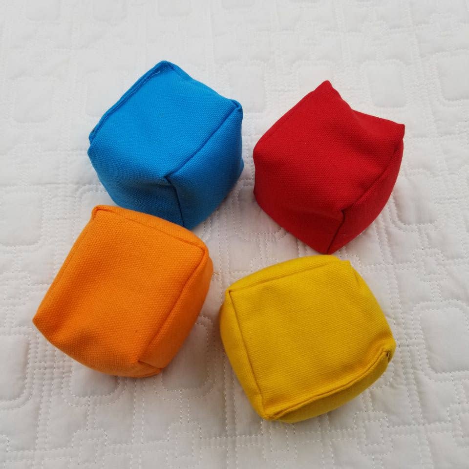 Foot Bag - Handmade Canvas Square Sack Ball Kick Toy