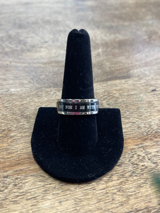 “Fear not” spin ring