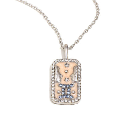 Zodiac 12 Constellations 18K Golden S.Steel Necklace - FGS