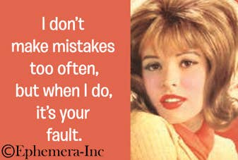 Magnet-I don't make mistakes often, but when I do…