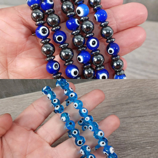 Evil Eye Protection Bracelet 8mm