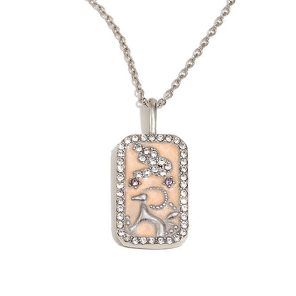 Zodiac 12 Constellations 18K Golden S.Steel Necklace - FGS