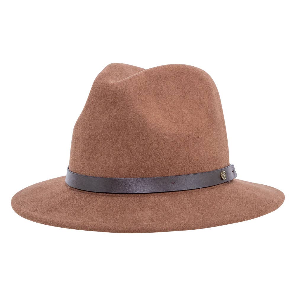 100% Wool Felt Fedora Style - McQueen